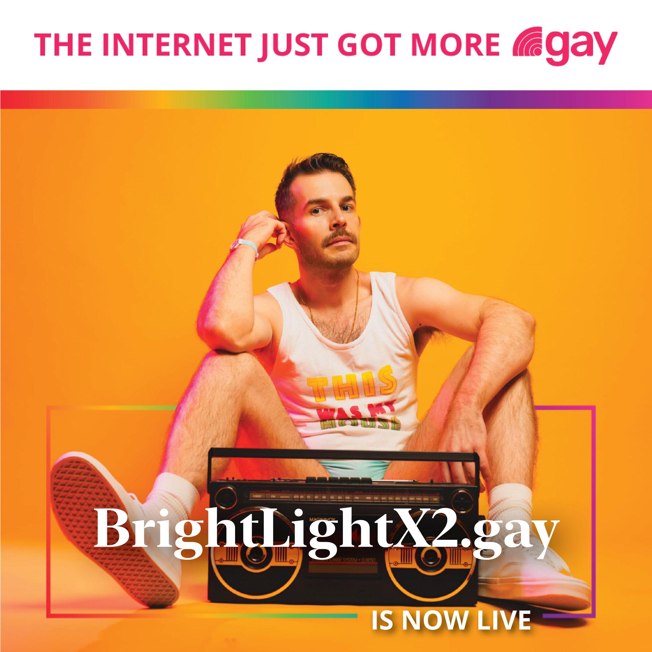 LGBTQIA+ Pop Icon Bright Light Bright Light Joins Forces with .gay!