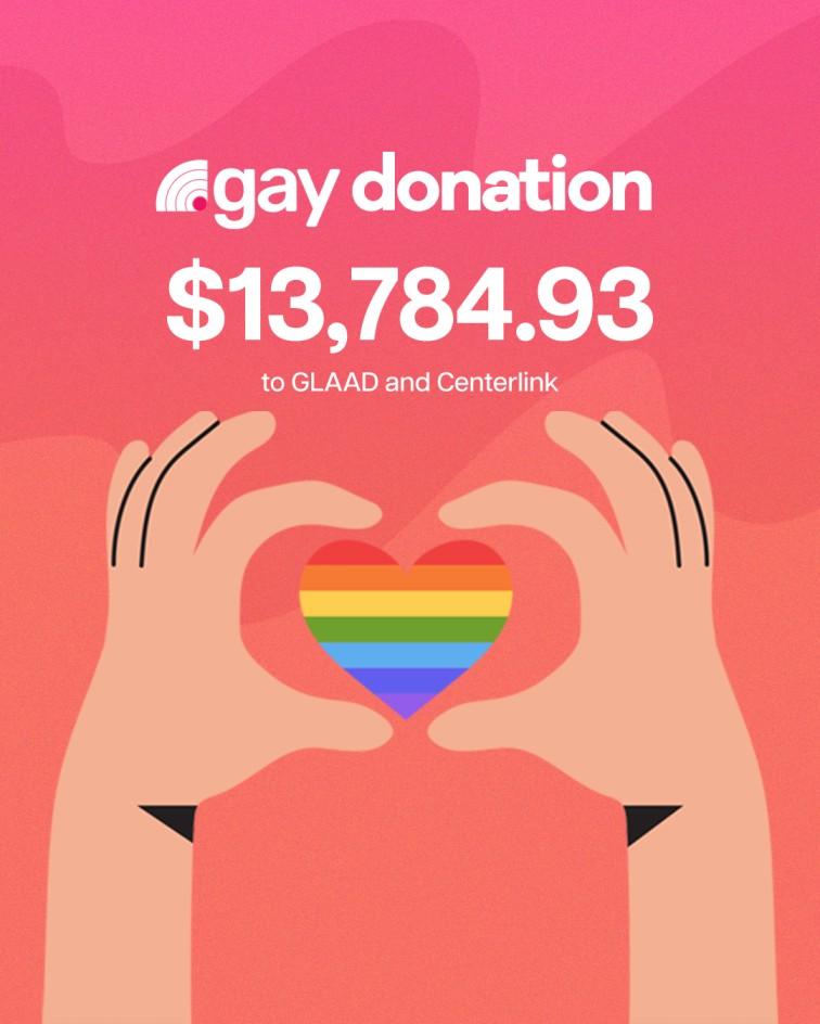 .gay Domains Donate Over $13,000 to LGBTQIA+ Community Beneficiaries GLAAD and CenterLink in 2022, Bringing Total Raised and Donated to More Than $180,000!