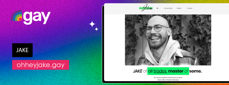JAKE of All Trades, Master of Some: How Jake Lefebvre Empowers Creativity with Ohheyjake.gay