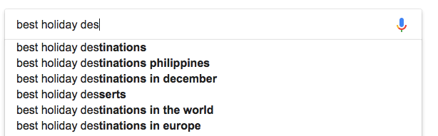 google auto suggest